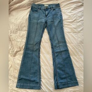 FREE PEOPLE Bell Bottom Flare Low Rise Jeans
